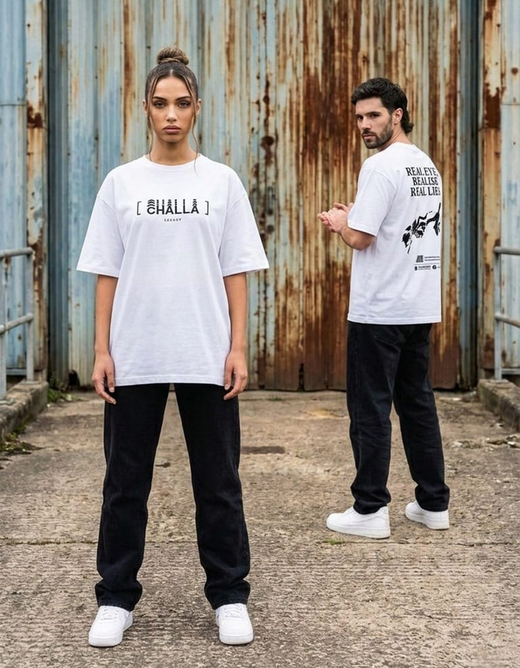 The Real Eyes Graphic T-Shirt Off-White