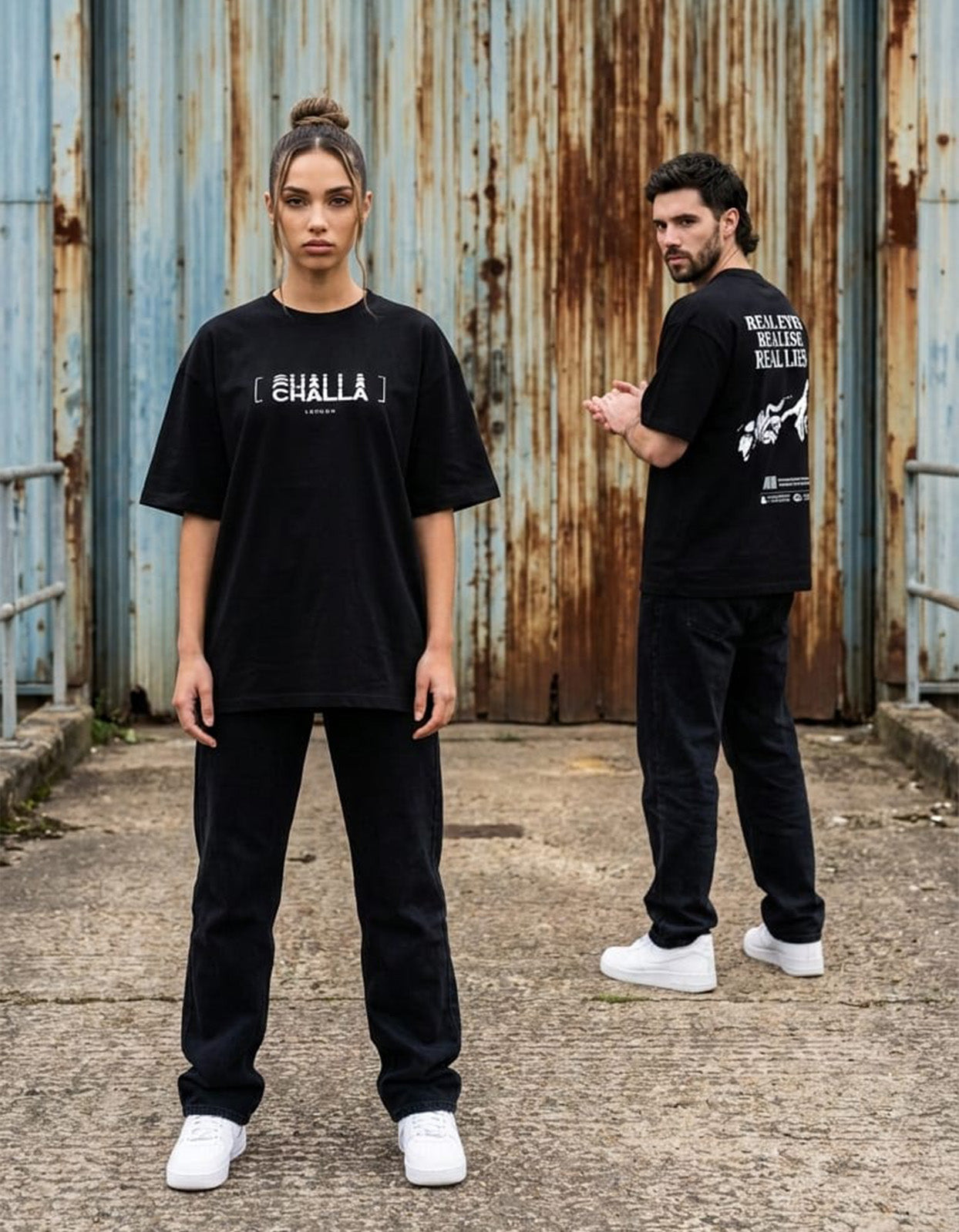 The Real Eyes Graphic T-Shirt Black