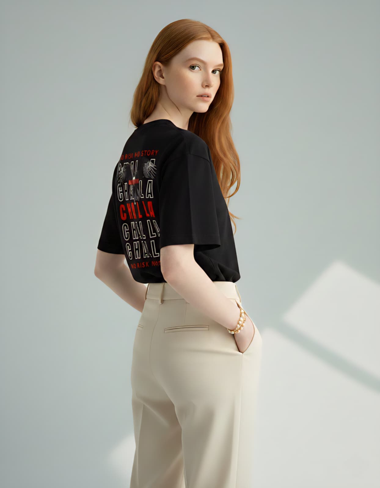 The No Risk No Story Eagle T-Shirt Black