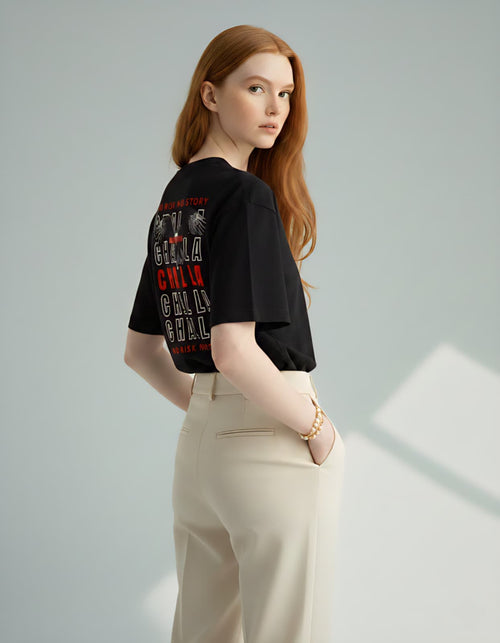 The No Risk No Story Eagle T-Shirt Black